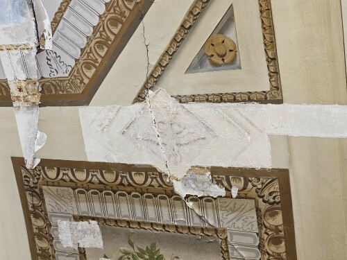 Découverte du décor à caissons losangés du XVIIIe siècle